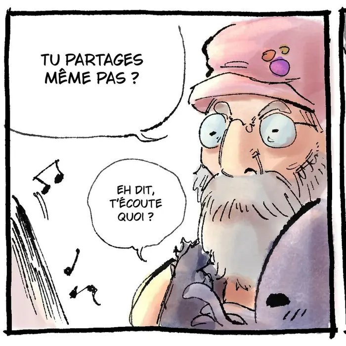 Planche 2 — Le plaisir coupable du blackeux, case 2 sur 3