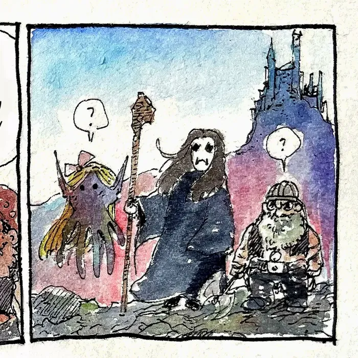 Planche 3 — Le culte sans la foule, case 3 sur 3